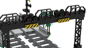Masterpiece M24006 Blocs de construction de train urbain, rails droits, rails courbes, rails bifurqués, rails flexibles, jouet - Product Image 5