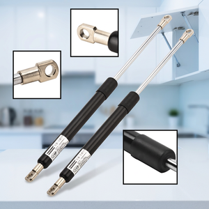 Molla a Gas in Acciaio Certificata ISO9001 per <span class=keywords><strong>Mobili</strong></span>, Diametro Tubo 15mm, Forza 7-80lb, Lunghezza 195mm, Asta Pistone 60mm - Product Image 2