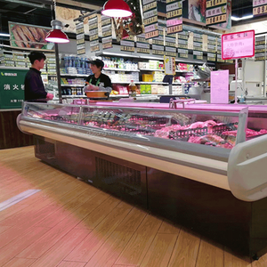 Siêu thị thịt Countertop hiển thị tủ lạnh cá mở tủ lạnh Máy làm lạnh - Product Image 5