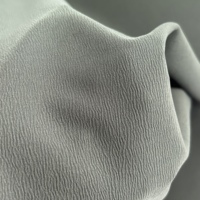 Tissu crêpe extensible 4 directions en polyester et élasthanne, fabrication sur mesure OEM, pour vêtements, robes, jupes, chemisiers et autres articles de mode.