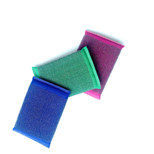 Éponge en maille de polyester pour la vaisselle, <span class=keywords><strong>non</strong></span> abrasive, résistante, pour le nettoyage de la cuisine - Product Image 4