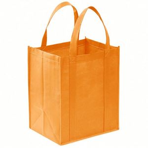 Custom Non-Woven Shopping Tote Bag with Long Handles Promo Pack with Bottom to the Bottom - Product Image 6