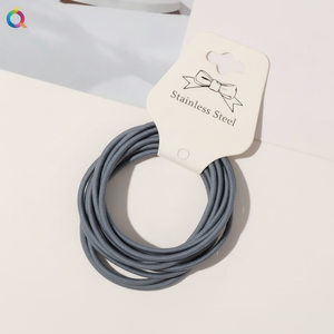 Vendita calda di tendenza Vintage con stampa a fiori in velluto tessuto per capelli con coda di cavallo semplice accessorio di moda per bambini - Product Image 1