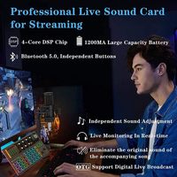 Carte son et mixeur audio USB K300 Live Studio pour enregistrement musical professionnel