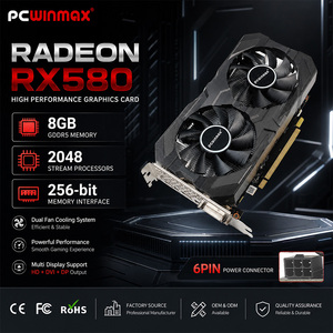 PCWINMAX Nueva Tarjeta Gráfica Radeon 580 de 8GB GDDR5 256Bit 2048SP OEM de Fábrica para Juegos en PC de Escritorio, Venta al Por Mayor - Product Image 2