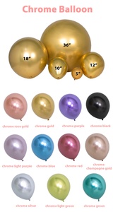 Bán Buôn Hạnh Phúc Sinh Nhật Wedding Party Trang Trí Helium Latex 5 10 12 18 <span class=keywords><strong>36</strong></span> Inch Globos Kim Loại Màu Ballon Chrome Bóng Bay - Product Image 2