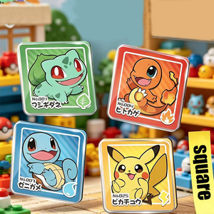 Aimants promotionnels carrés en acrylique version japonaise PY, objets <span class=keywords><strong>de</strong></span> collection Pokémon, <span class=keywords><strong>jeu</strong></span> <span class=keywords><strong>de</strong></span> cartes Pokémon, cartes personnalisées, fournitures <span class=keywords><strong>de</strong></span> fête - Product Image 1