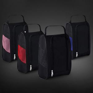 Sac de rangement pour chaussures de golf portable et réutilisable en nylon avec fermeture éclair, logo personnalisé, design anti-poussière, pour le sport et la salle de sport - Product Image 4