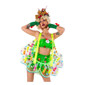 Nuevo Juego de Mesa Luminoso Original de Navidad, Lindos <span class=keywords><strong>Disfraces</strong></span> Interactivos de Baile para Escenario (Conjuntos 100% Poliéster) para Adultos, En Stock para Bares - Product Image 1