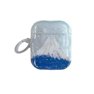Funda Protectora Creativa Personalizada con Diseño de Nieve y Monte Fuji, Pintura al Óleo, Apta para Auriculares AirPods 4, Cubierta para la 2ª Generación - Product Image 5