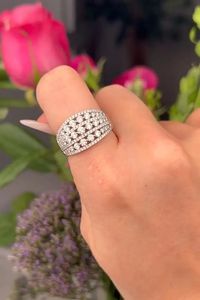 Anillo de Compromiso con Diamante Redondo de Laboratorio de 1.5 Quilates |   Solitario de Oro de 14K - Product Image 5