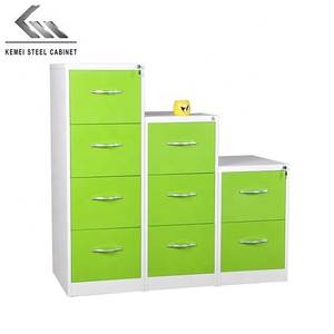 Nhiều Màu sắc Thép điền Tủ sắt 2 3 4 ngăn kéo tủ kết hợp kim loại lưu trữ tập tin tủ - Product Image 1
