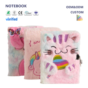 Trẻ Em Cô Gái Món Quà Kawaii Mini Dễ Thương Lưu Ý Cuốn Sách Phim Hoạt Hình Động Vật Mềm Fluffy Sang Trọng Nhật Ký Máy Tính Xách Tay - Product Image 1