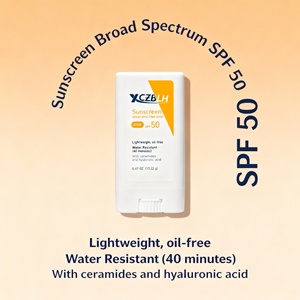 OEM ODM <span class=keywords><strong>100</strong></span>% bastoncino per la <span class=keywords><strong>protezione</strong></span> <span class=keywords><strong>solare</strong></span> minerale ad ampio spettro <span class=keywords><strong>SPF</strong></span> 50 - Product Image 1