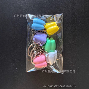 Boîte de rangement pour dents de lait pour enfants, porte-dents de lait avec porte-clés, boîte à prothèses dentaires, porte-clés en plastique en vrac pour la préservation des dents de lait - Product Image 3