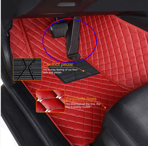 Muchkey – tapis de voiture en cuir PU de luxe pour <span class=keywords><strong>MINI</strong></span> <span class=keywords><strong>COOPER</strong></span> 2 portes 2014-2018, tapis de sol de voiture 5D antidérapant - Product Image 5
