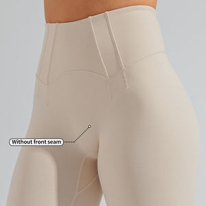 Vêtements de sport OEM, pantalon de yoga en nylon et élasthanne à carreaux, séchage rapide, taille élastique, coupe-vent, respirant, effet push-up, pour la salle de sport et l'entraînement - Product Image 1
