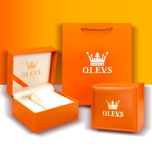 Hộp đựng đồng hồ OLEVS kiểu mới, sang trọng, tùy chỉnh, hộp quà tặng, hộp đựng đồng hồ, hộp đóng gói dành cho đồng hồ - Product Image 3