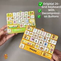 Clavier anti-stress mignon à 26 touches en ABS, style créatif, porte-clés de relaxation, petit cadeau, accessoire, best-seller transfrontalier