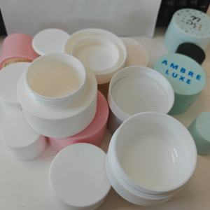 Bocaux en PP givrés, pots cosmétiques de 50g, double paroi de haute qualité, vente en gros en vrac. Pot de crème pour les yeux, emballage cosmétique 10g 20g - Product Image 6