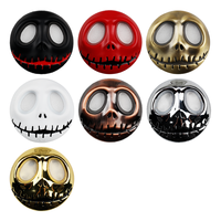 Badges en métal personnalisés de haute qualité, décalcomanies, crânes d'Halloween, logos circulaires, autocollants de voiture, accessoires décoratifs de moto