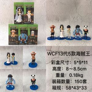 Lot de 5 figurines exclusives en gros : Ace, <span class=keywords><strong>Boa</strong></span> <span class=keywords><strong>Hancock</strong></span>, Luffy, Nightmare Luffy, Panda Man – Modèles PVC Japonais à l'échelle 1/12 – Boîte mystère - Product Image 2