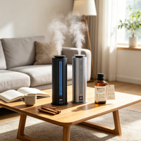 Diffuseur d'arômes Crearoma B-AIR, purificateur d'air, diffuseur de parfum rechargeable pour la maison, diffuseur de parfum OEM, petit diffuseur de parfum, diffuseur de parfum pour le bureau