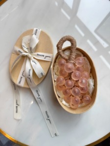 <span class=keywords><strong>Savon</strong></span> Solide Fait Main à la Raisin Cristallisé avec Huile Essentielle Parfum Durable Parfum de Fruits Emballage Coffret Cadeau - Product Image 6