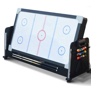 Precio al por mayor 4 en 1 mesa de juego 7 pies de largo interior MDF giratorio multifunción MESA DE TENIS juego mesas de billar - Product Image 4