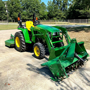 รถแทรกเตอร์ขนาดเล็ก John Deere รุ่น 3038E กำลัง 70 แรงม้า ขับเคลื่อน 4 ล้อ ระบบเกียร์ พร้อมที่ตักด้านหน้า สำหรับงานเกษตร - Product Image 1