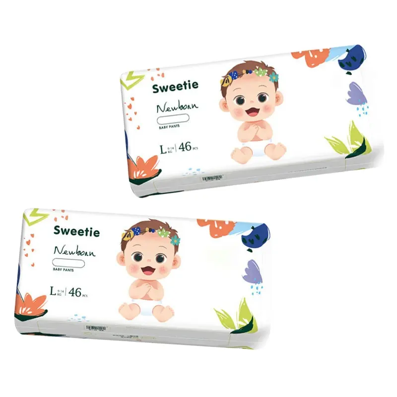 Manufacture 2024 Hot Sale Good Quality Nappies Reasonable Price Non Woven Disposable Fine Baby Diapers