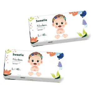 Manufacture 2024 Hot Sale Good Quality Nappies Reasonable Price Non Woven Disposable Fine Baby Diapers