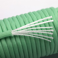 Cordon de parachute en paracorde 550 de 4 mm, 100 pieds (30 mètres), 281 couleurs, en polyester et nylon, 7 brins, pour survie, vente en gros, personnalisé, Danuosie PPF-N