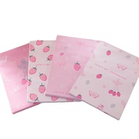 Miroir de maquillage fraise miroir portable, miroir de maquillage pliable de table de dortoir pour étudiants