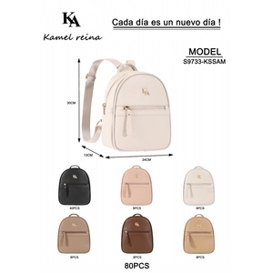 Zaino Vintage Compatto da Donna Impermeabile con Motivo Geometrico, Chiusura a Cerniera, Fodera in Poliestere, Tracolla per Uso Quotidiano - Product Image 2