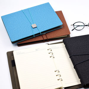 Offre Spéciale multifonctionnel bande élastique étudiant papeterie cahier à feuilles mobiles journal d'affaires cahier Journal planification livre - Product Image 6