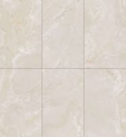 Carrelage en porcelaine 600x1200mm antidérapant, aspect marbre crème moderne, poli et émaillé, pour une décoration intérieure élégante.