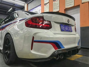 Sợi Carbon khuếch tán phía sau cho BMW F87 M2 M2C VOR phong cách sợi carbon khuếch tán cản sau môi - Product Image 2