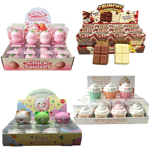 Jouet à presser craquant et moelleux, blocs de construction mixtes faits à la main, jouet anti-stress ASMR, saveurs cacahuète, pudding, fromage, <span class=keywords><strong>orange</strong></span>, jouet à presser croustillant - Product Image 2