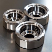 Capuchons centraux universels en acier inoxydable et aluminium pour roues à montage sur axe |   Capuchons de moyeu de roue personnalisés usinés par CNC |   Durable