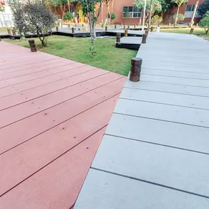 Outdoor Houtnerf Fibre Cement Board Ontworpen Vloeren Decking