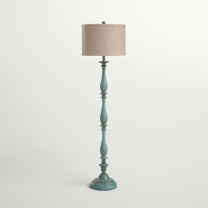 Appartement Chambre <span class=keywords><strong>Avignon</strong></span> Bleu Antiquité Lampadaire Traditionnel - Product Image 1