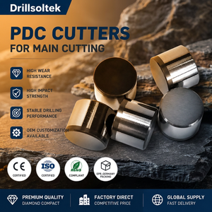 Fournisseur d'usine : Coupe-diamant <span class=keywords><strong>PDC</strong></span> pour outils de forage de roche, pièces de rechange pour équipements de forage pétrolier et gazière - Product Image 1