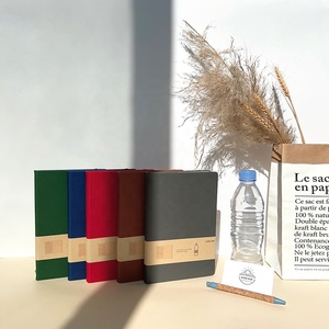 Libretas de Tapa Dura A5 con Impresión Personalizada del Fabricante, Agendas Encuadernadas en Cuero RPET con Costura de Hilo - Product Image 6
