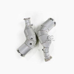 Tuyau de descente haute performance adapté à Audi <span class=keywords><strong>RS6</strong></span> C8 <span class=keywords><strong>4</strong></span>,0T 2019-2024 pour améliorer les performances de course, installation parfaite - Product Image 5