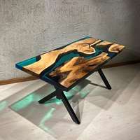 Livraison rapide Produit Meubles de salon Acheter Lampes en pierre 3D avec feuilles polies de 40 mm Résine époxy Fleurs Tables avec chaise