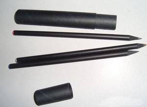 Black Wood HB <b>Pencil</b> with Eraser - Product Image 5