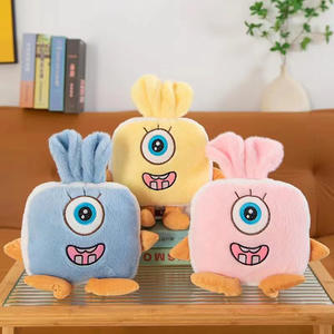 Jouets en peluche mignons à grands yeux, 8 pouces, personnalisables, animaux en peluche doux, poupées en peluche, animaux en peluche Kawaii, jouets pour machine à griffes - Product Image 1