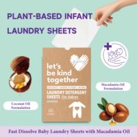 Fabricant de feuilles de détergent pour bébé à dissolution rapide et écologiques, bandes de détergent pour le linge de bébé