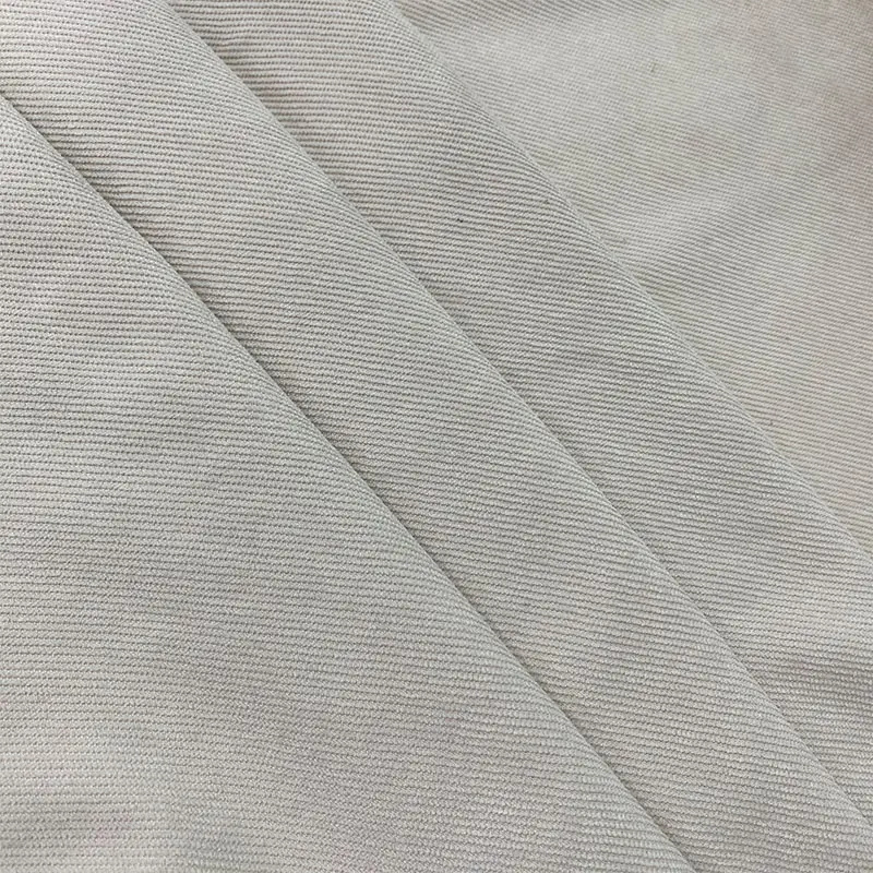 High Quality Abrasion-Resistant Knitted Ribbed Pattern 100% Polyester Fabric